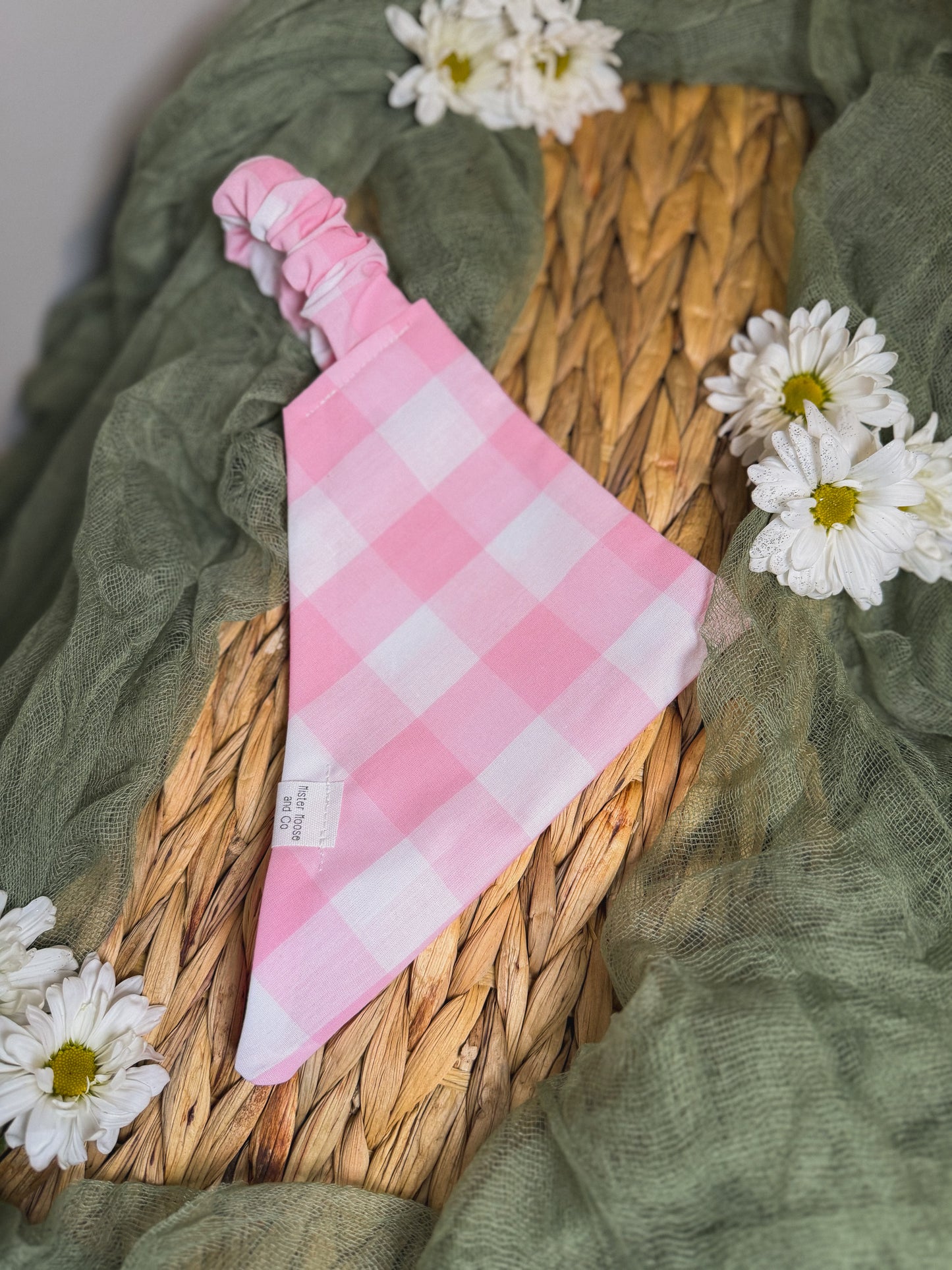 pink gingham